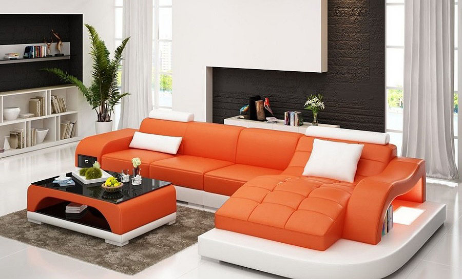 Horus - Leather Sofa Lounge Set